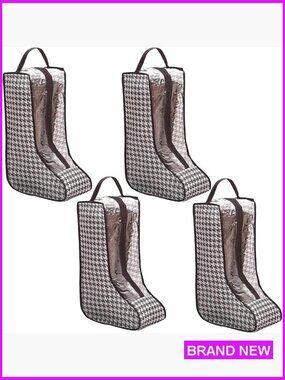 Tall Boot Storage Bags Waterproof Dustproof Travel Organizer with Handle